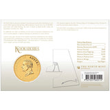 Sydney Money Expo ANDA Special Kookaburra 35th Anniversary 2025 1oz Silver Gold-Plated Coin