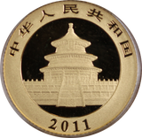 2011 China Gold Panda 1/10oz Gold Coin