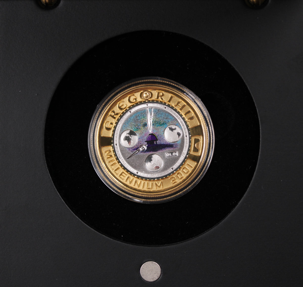 2001 Gold Bi-Metal Twenty Dollar Proof Millennium Gregorian