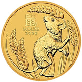 2020 Perth Mint Gold Lunar Mouse 1/2oz Bullion Coin