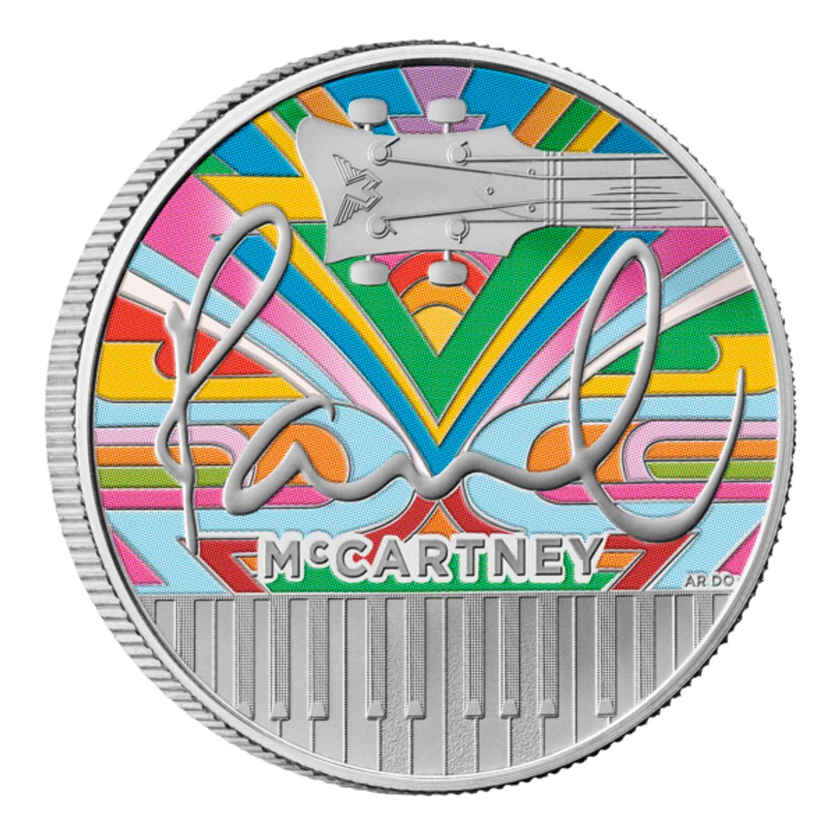 Paul McCartney 2024 UK 1oz Silver Proof Colour Coin – Thompsons Coins Paul McCartney 2024 UK 1oz Silver Proof Colour Coin – Thompsons Coins