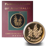 1999 Floral Emblems - Common Health 1/3oz Gold Proof Coin