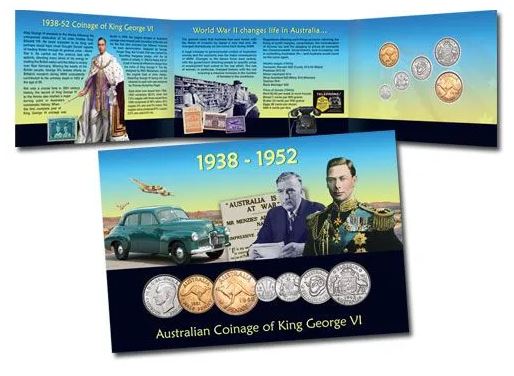 1938 King George VI Year Set – Thompsons Coins