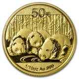 2013 China Gold Panda 1/10oz Gold Coin