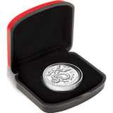 2013 $1 Lunar Year of The Snake 1oz Silver High Relief Proof Coin