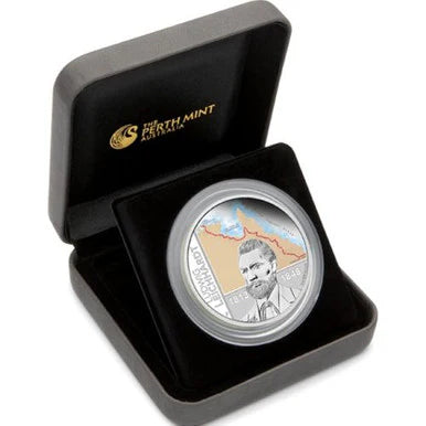 2013 $2 Ludwig Leichhardt 2oz Silver Coloured Proof Coin