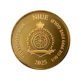 2025 1/10oz Gold Lady Justice Coin