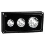Australian Lunar Series III 2022 Year of the Tiger Silver Proof Three-Coin Set