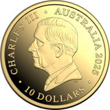 2025 $1 60th Anniversary of the Royal Australian Mint 1/10oz Gold Proof