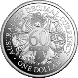 2026 $1 60th Anniversary of Decimal Currency - 'C' Mintmark Silver Proof Coin