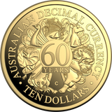 2026 $10 60th Anniversary of Decimal Currency - ‘C’ Mintmark Gold Proof Coin