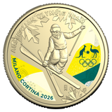 2026 Australian Winter Olympic Team - $1 UNC Coloured Coin