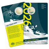 2026 Australian Winter Paralympic Team - $1 UNC Coloured Coin