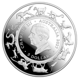 2027 Australia Lunar Year of the Goat $5 Domed 1oz Silver Proof Coin