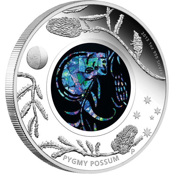 Australian Opal Series The Pygmy Possum 2013 1oz Silver Proof Coin