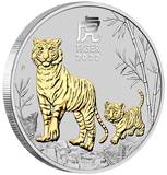 Australian Lunar Series III 2022 Year of the Tiger 1oz Silver Trio Coin Set