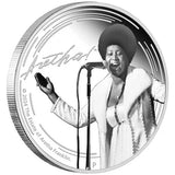 Aretha Franklin 2024 1oz Silver Proof Coloured Coin