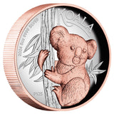 Australian Koala 2024 5oz Silver Proof High Relief Gilded Coin