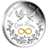 One Love 2024 1oz Silver Proof Coin