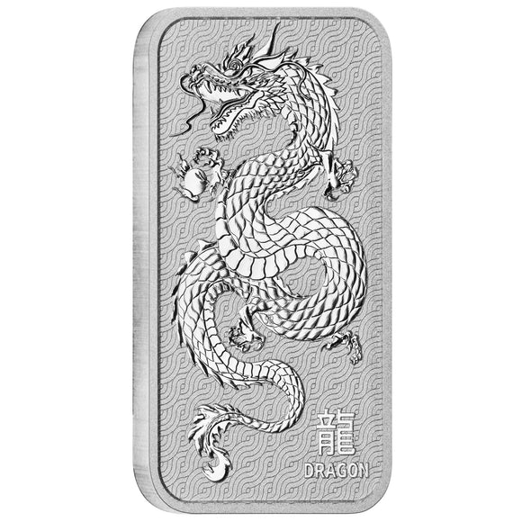 2025 Lunar Dragon 1oz Silver Minted Bar