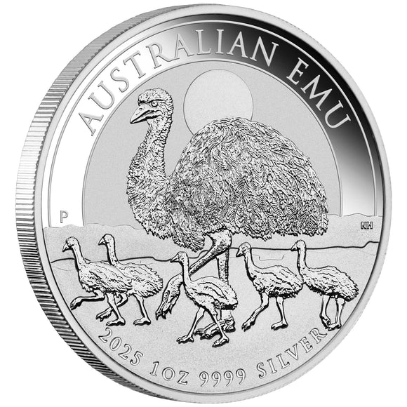 2025 Australian Emu 1oz Silver Bullion Coin