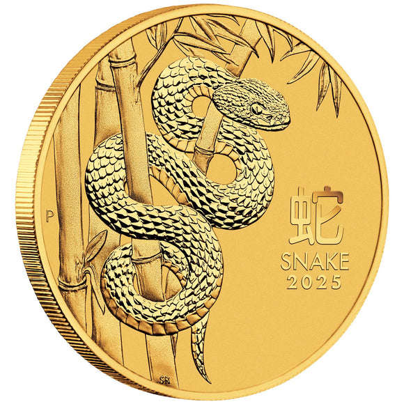 Lunar Series III 2025 Year of the Snake 1/4oz Gold Bullion Coin
