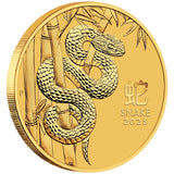 Lunar Series III 2025 Year of the Snake 1/10oz Gold Bullion Coin