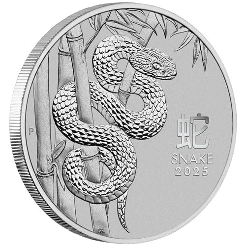 2025 Year of the Snake 1oz Platinum Bullion Coin