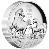 Australian Lunar Series III 2026 Year of the Horse 1oz Silver Proof High Relief Coin