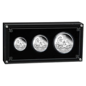 Australian Lunar Series III 2026 Year of the Horse Silver Proof Three-Coin Set