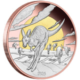 Wonders of Australia - The Outback Kangaroo 2026 5oz Silver Proof Double-Gilded Coin