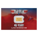40 Years of Top Gun 2026 1g Gold Rectangular Coin in Card