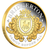 House of Bridgerton 2026 2oz Silver Proof Gilded Coin