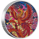 Imperial Vermilion Phoenix 2026 3oz Silver Proof Coloured Coin