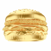 2025 Golden Burger - 24g Gold Gilded Silver Coin