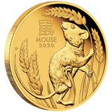 2020 Year of the Mouse Lunar Series III 1/10oz Gold Proof Coin