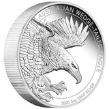 Australian Wedge-tailed Eagle 2020 2oz Silver Proof Piedfort Coin