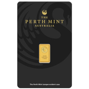 Perth Mint Kangaroo 1g Gold Minted Bar