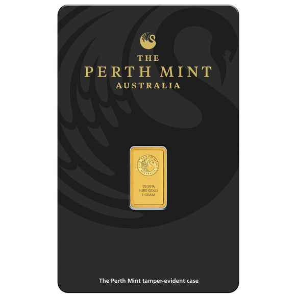 Perth Mint Kangaroo 1g Gold Minted Bar