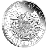 Perth Money Expo ANDA Special Australian Swan 2025 1oz Silver Proof Coin