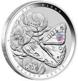 2026 Australian Opal Wings - Meadow Argus 1oz Silver Proof Coin with Opal Insert