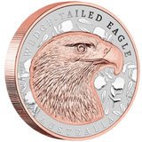 2026 Native Impressions - 1oz Wedge-Tailed Eagle Silver Super Incused Rose Gold Coin