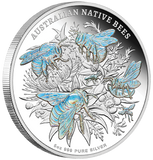 2026 Australian Native Bees - Special Release 5oz Proof Hologram Silver Coin