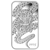 Dragon 2025 1oz Silver Proof Rectangular Coin