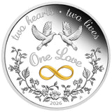 One Love 2026 1oz Silver Proof Coloured Coin