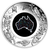 Great Southern Land 2026 1oz Silver Proof Matrix Opal Coin