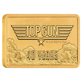 40 Years of Top Gun 2026 1g Gold Rectangular Coin in Card
