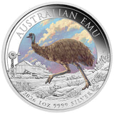 2026 Australian Emu 1oz Silver Coloured Coin