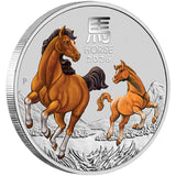 2025 Hobart Money Expo 2026 Year of the Horse 1/4oz Silver Coin