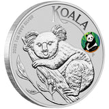 Beijing International Coin Expo Special Australian Koala 2025 1oz Silver Coin with Panda Privy